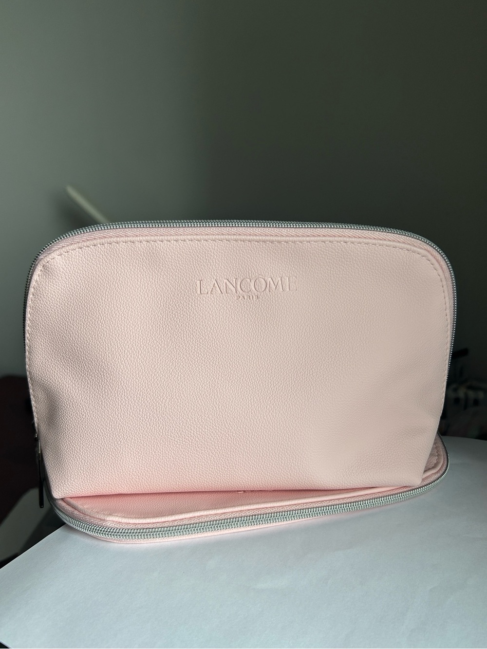 2/$10 Lancôme Pink Travel Cosmetic Pouch